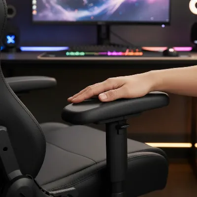 AndaSeat Kaiser 3 Pro gaming chair showcasing its adjustable 5D armrests
